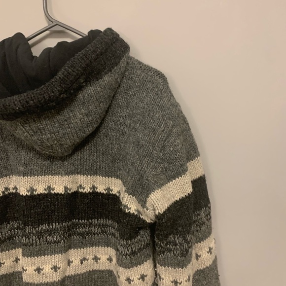 kyber Outerwear Wool Zip-Up Sweater - Size small - Picture 10 of 12